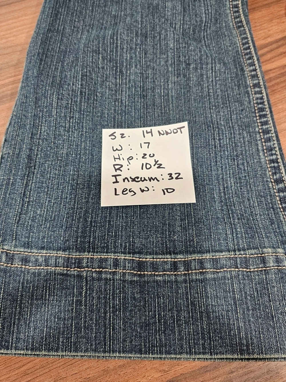 MXM Dark Wash Wide Leg Jeans - Picture 10 of 10